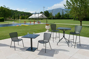 GIN - Outdoor steel table base by RD Italia - view 3